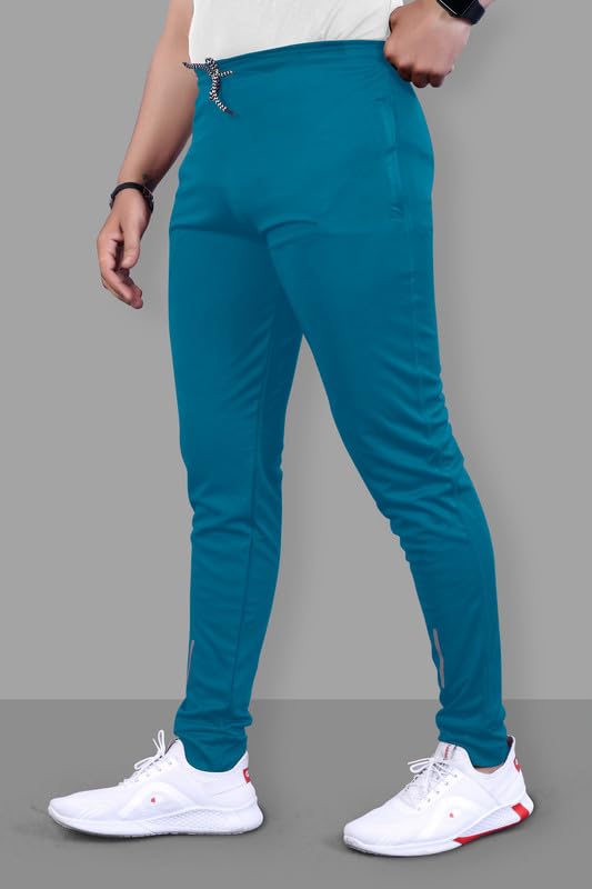 Image of NoseQueen Regular Track Pants for Man | Men Trackpant | Night Pants for Man with with Zippered Pockets, Drawstring Waist