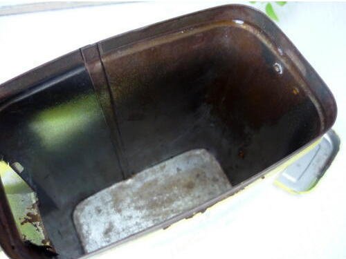 Amazon｜ビンテージ TIN製のオイルポット ランズバーグ フラワー柄