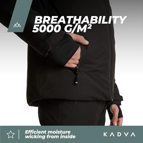 KADVA Edge X Jacket Traje de baño de equipaje para hombre en color negro 7