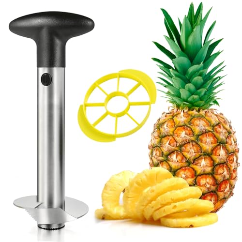 Pineapple Corer and Slicer,Pineapple Cutter,[Upgraded, Reinforced...
