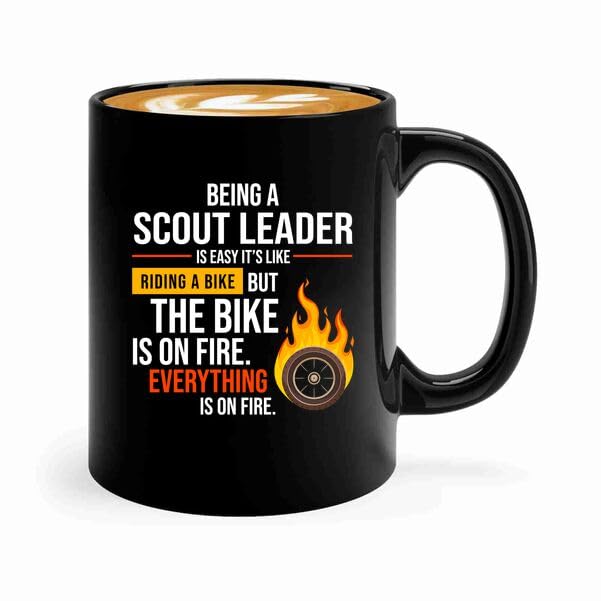 Scout Leader Coffee Mug 11oz Black Being A Scout Leader