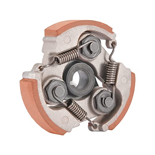 WOOSTAR Heavy Duty Embrague Desbrozadora Moto con 3 Muelles Reemplazo para 2 Tiempos 47cc 49cc Mini
