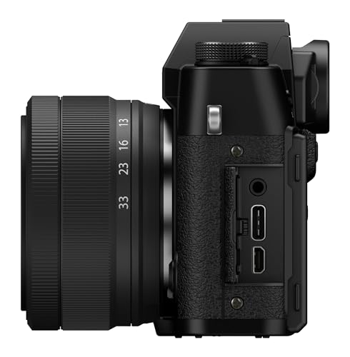 Image of FUJIFILM X-T30 III Mirrorless Camera Body, with XC13-33mm Lens Kit, Black