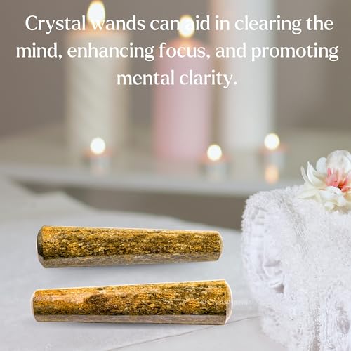 Image of Bronzite Crystal Wand - Smooth Crystal Wand for Energy Healing, Chakra Balancing, Meditation and Home Decor - Crystals and Healing Stones for Gift