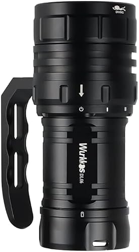 Wurkkos Diving Flashlight DL06 Max 15000 Lumen Scuba Dive… - 1