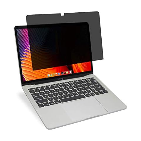 SenseAGE Privacy Screen Filter for MacBook Pro 13.3 Inch (2012-2015), Anti-Blue Light Glare Slim Removable Privacy Screen Protector with Adhesive Strip Cover