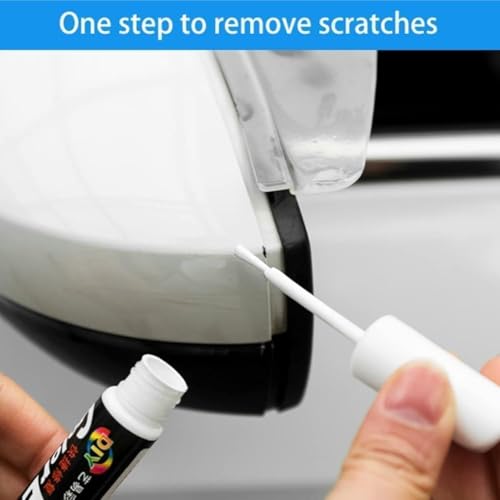 Image of Car Scratch Remover Touch Up Paint Pen Automotive Car Paint Pen 2 In 1 Car Paint Scratch Repair for Deep Scratches Special-Purpose Car Paint (Classic-White)