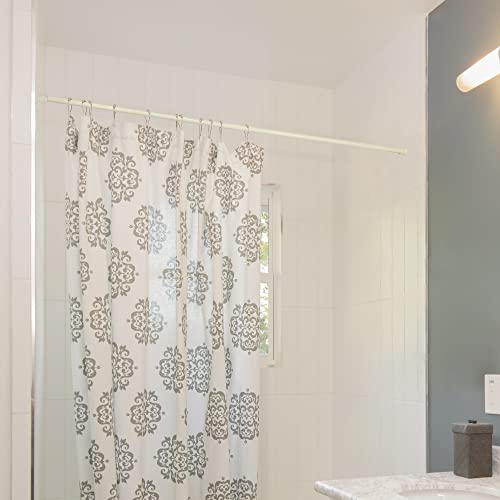 Design House 564179 Classic Adjustable 36 To 62-Inch Shower Rod For Bathroom Bone #TOP2