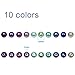 TOAOB 1680pcs Pearl Beads for Jewelry Making 24 Colors Round Pearl Beads with Holes 6mm Loose Spacer Beads for DIY Crafts Necklaces Bracelets and Vase Fillers