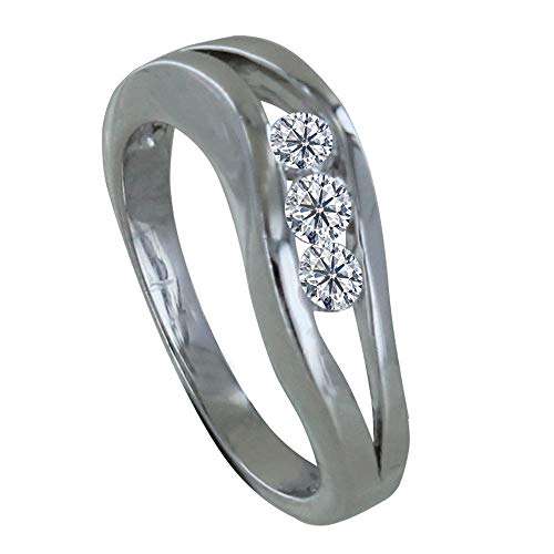 Bague Vague en Argent avec Strass, le Bijou Idéal pour Sublimer vos Tenues