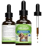 Pet Wellbeing Life Gold for Dogs - Vet-Formulated - Immune Support and Antioxidant Protection - Natural Herbal Supplement 2 oz (59 ml)