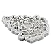 MINFEIDMS Baroque Style Scroll Relief Cake Decoration Fondant Molds European Vintage Jewelry Silicone Mold For Cake Decorating Cupcake Topper Polymer Clay Candy Chocolate Gum Paste