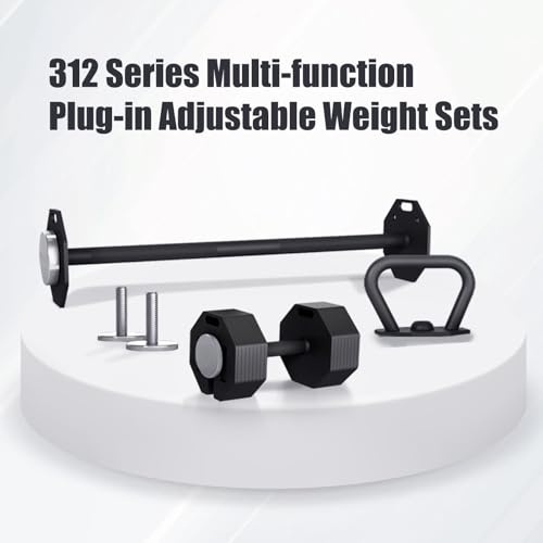 Image of Adjustable Dumbbell Weight Plates, Each 5lb Durable Versatile