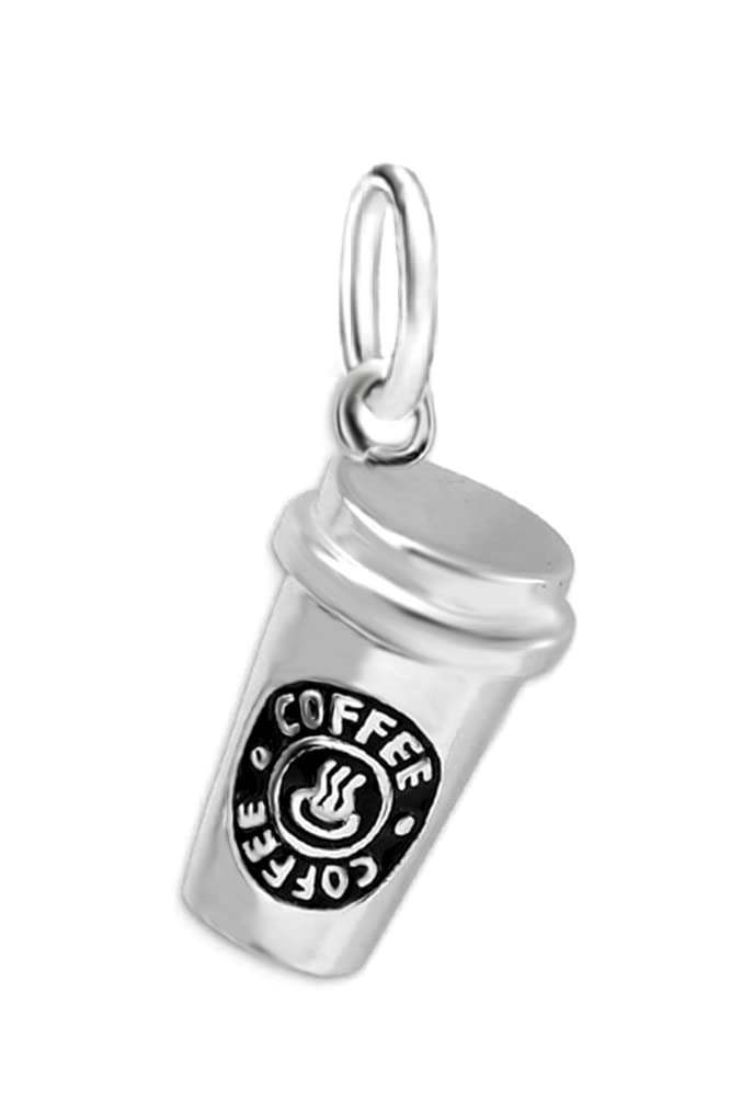 Dangle Coffee Cup Charm Bead