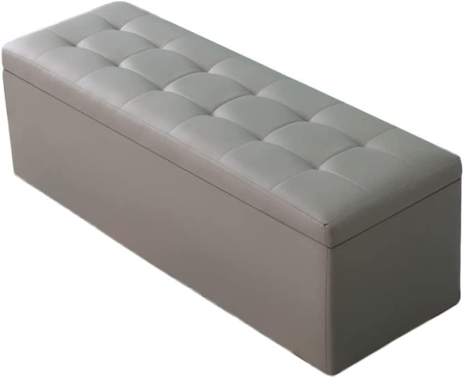 Pouf de rangement solide pour cacher le désordre et s'asseoir confortablement