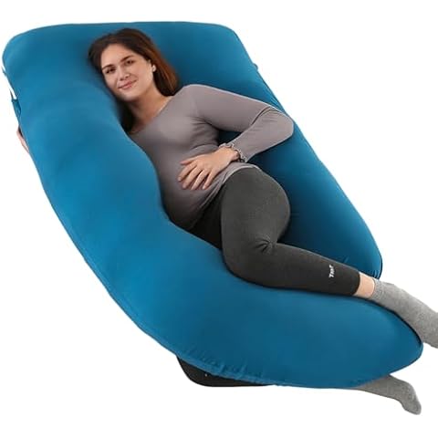 Cauzyart U-Shape Pregnancy Pillow Cover