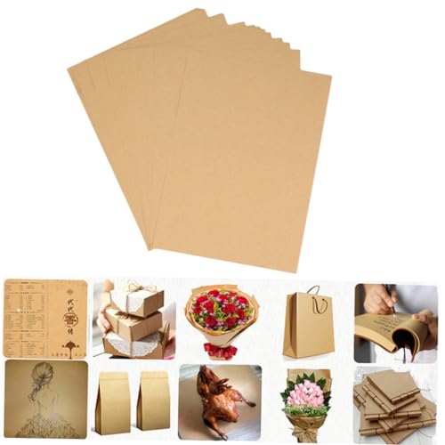 Papier kraft vierge haut de gamme SEWACC, feuilles épaisses pour correspondance