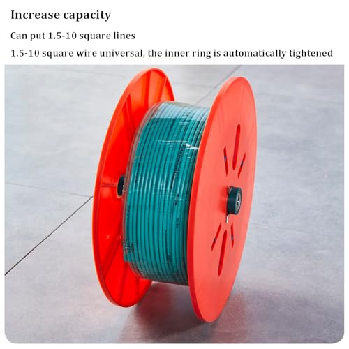 Desenrollador de cables industrial portátil con ruedas para evitar enredos 4