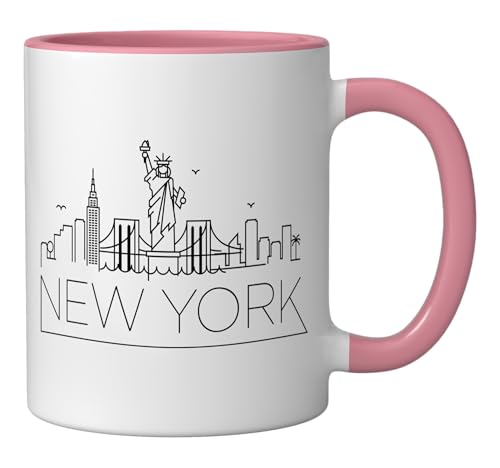 Taza de cerámica con diseño Nueva York skyline 11 oz miniatura 2