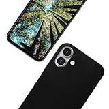 eplanita Eco Mobile Phone Case Compatible with iPhone 17, Plant Fibre, Drop Protection Cover, Durable and Sustainable (for iPhone 17, Black)