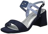  MARCO TOZZI Damen 2-2-28325-24 Riemchensandalen, Blau (Dk.Navy Comb 888), 38 EU