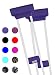 Crutcheze Sport Purple Crutch Pads Covers with Comfortable Arm and Hand Cushions Designer Fashion Accessories for Underarm Crutches Made in USA