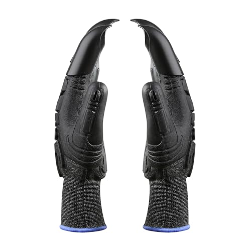 BCEPDCHR Garden Gloves with Claws - Work & Gardening Gloves for Planting, Digging, Outdoor Gathering - Black