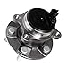 Rear Wheel Hub and Bearing Assembly Compatible With 2012 13 14 15 16 17 2018 Ford Focus (Without Automated Parking System) AUQDD 512466 x2 (Pair) [5 Lug W/ABS]