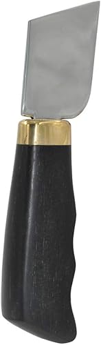 Miniatura 8 de DUJISO cuchillo de cuero de ébano de madera cuchillo de corte cuchillo de corte cuchillo con mango de ébano para bricolaje artesanía de cuero corte