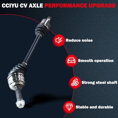 cciyu CV Axle Shaft Assembly for Acura MDX/ZDX 2010 2011 2012 2013 – Front Left Driver Side - Replace# 66-4301 NCV21026 by cciyu - Image 5