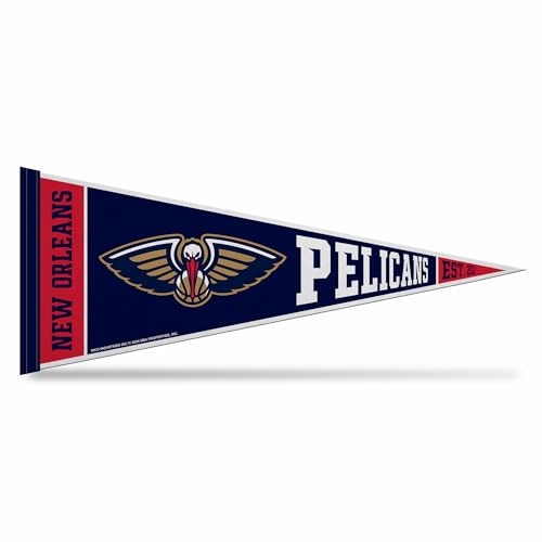 Image of Rico Industries NBA Basketball 12 inch x 30 inch Felt Wall Decor Pennant - Great for Home /Bed Room /Man Cave Decor