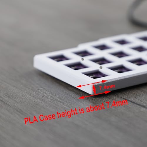 Clavier hotswap profil bas Corne V4.1 YMDK split mécanique 46 touches RGB en PLA