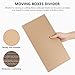 MAGICLULU 50pcs 20x40cm 3-layer B-flute Corrugated Cardboard Sheets 2.5mm Thick Paperboard Pads for Packaging, Crafting, and Industrial Shipping Protection