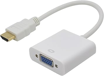 HDMI to VGA  evirici D n t r c  Adapt r Monit r Laptop Projeksiyon  evirme Uydu Kablosu 4547