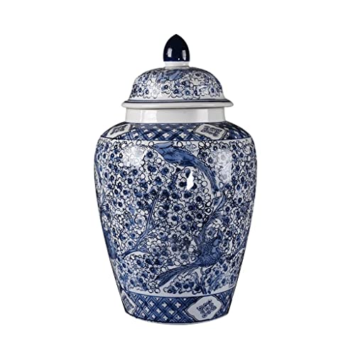 Blue and White Ginger Jar