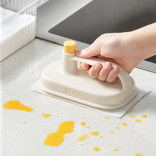 Image of Magic Sponge Eraser Disposal 50 Pack Cleaning Sponges in Bulk - Multi Surface Power Scrubber Foam Cleaning Pads - Bathtub, Floor, Baseboard, Bathroom, Wall Cleaner