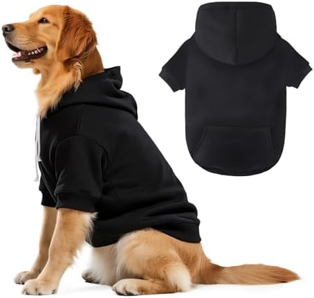 Dog Basic Hoodie Soft Dog Clothes Cold Weather Sweaters for Mediu...