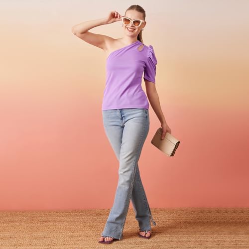 Image of Rare Women's Solid Regular Fit Blouse