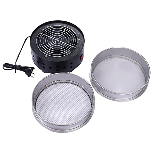1.3Lb Coffee Bean Cooler, Stainless Steel Coffee Bean Cooler, Electric Coffee Beans Cooling Machine, Coffee Bean Roaster Chaff For Home Coffee Use (Black) #TOP4