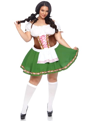 Leg Avenue womens Adult Sized Costumes, Green, 3X 4X US