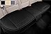 Big Ant Back Seat Covers, Separated Seat Cover PU Leather Back Car Seat Covers Breathable Back Cover Fit for Most Car, SUV, Vehicle Supplies (Black-Flexible for Different Seat Size)