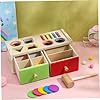 Toddmomy Juguetes Cognitivos Primera Infancia Clasificador De Formas De Madera Juguete Educativo para Aprendizaje Temprano Años Madera Clasificación De Colores #2