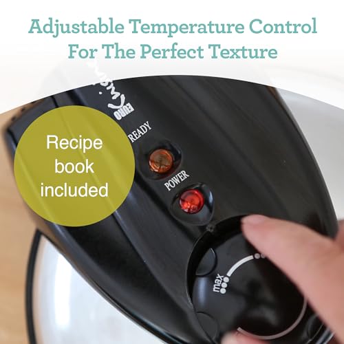 image for Euro Cuisine WM520 Heart Shaped Iron Waffle Maker - Eco-Friendly PTFE 