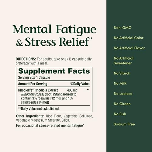 Nature's Bounty Mental Fatigue Relief