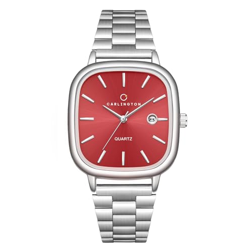 Image of Carlington Classic Series Analog Men Wrist Watches with Stainless Steel Strap & Date Display | Premium Fashion Watches for Gents | CT - 5010