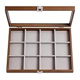Fxzqgnh Joyero Caja Organizadora Bandeja Soporte Pulsera Expositor Capacidad Amplia para Pulseras Y Collares Mantiene Joyas Ordenadas Y Visibles Caja de Mader