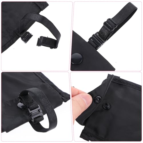 Image of Undercover Bra Wallet Hidden Undercover Travel Bra Pouch for Women Undergarment Neck Pouch with Adjustable Elastic Strap Ideal Secret Pocket Carry Accessory for Women Protect Valuables (Black)