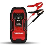 CRAFTSMAN 1500A Lithium Car Battery Jump Starter and Portable Power Pack/Jump Box, 3-in-1 Solution, 2.4A USB Charging, for 12V Power Sport, Automotive, and Marine Batteries, CMXCESM264