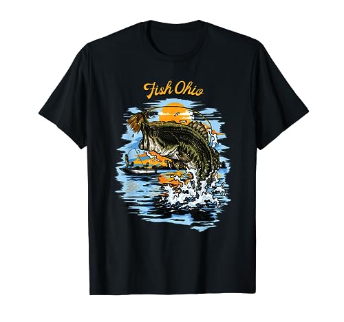 Largemouth Bass Fishing T-shirt | Fish Ohio