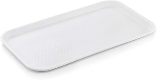 WAS 9281 530 Serie GN 1/1 - Bandeja de polipropileno con asas (53 x 32,5 cm), color blanco